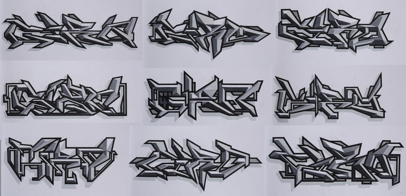 Graffiti Sketch - Photo by Hanebuechen - ciro, black, and (2017)