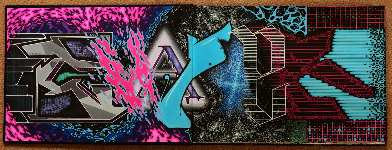 Graffiti Sketch - Photo by Hanebuechen - sketch, chapter, space (2017)