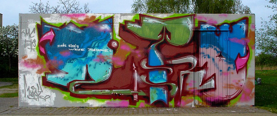 Graffiti Wall - Photo by HansFirlefanz - Zitrone, zitro, rwrz