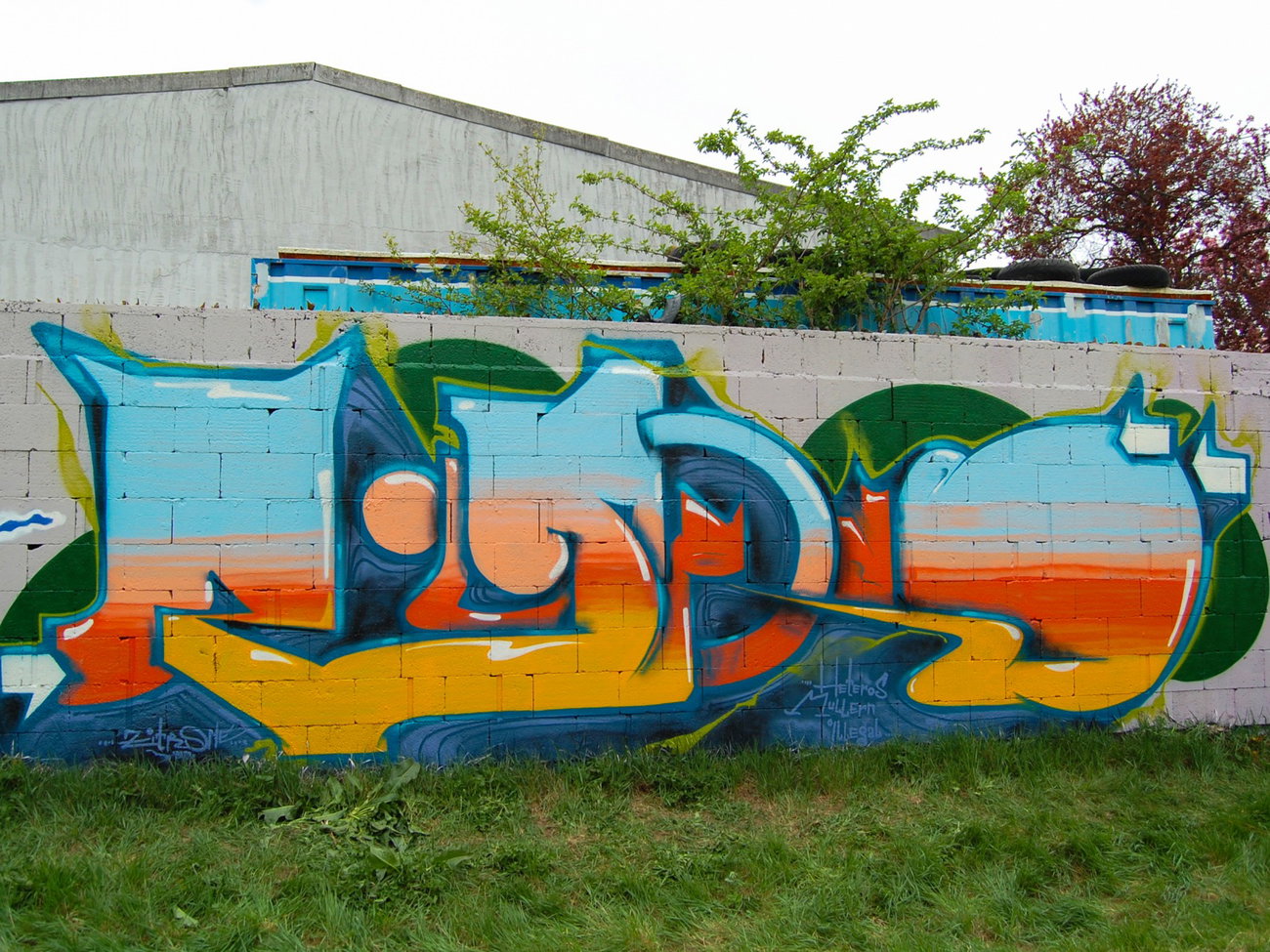 Graffiti Wall - Photo by HansFirlefanz - zitrone, zitro, rwrz