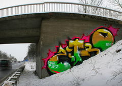 Graffiti Wall - Photo by HansFirlefanz - zitro, zitrone, autobahn