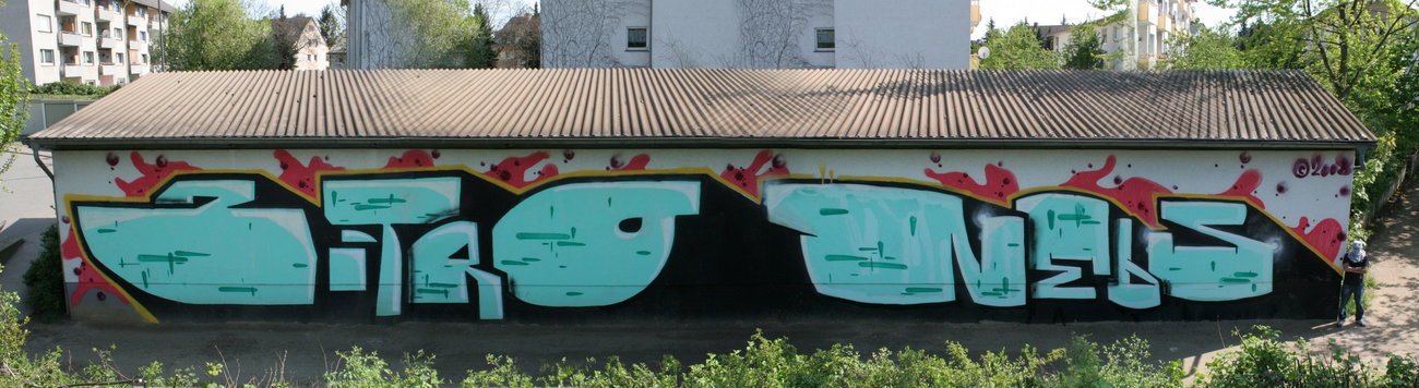 Graffiti Wall - Photo by HansFirlefanz - zitro, zitrone, rwrz