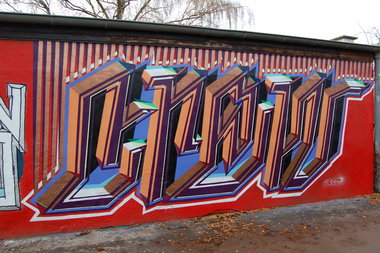 Graffiti Wall - Photo by HansFirlefanz - cru, crue, crew
