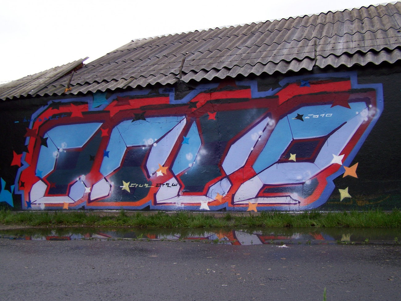 Graffiti Wall - Photo by HansFirlefanz - cru, crue, crew
