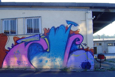 Graffiti Wall - Photo by HansFirlefanz - zitro, zitrone, kmc
