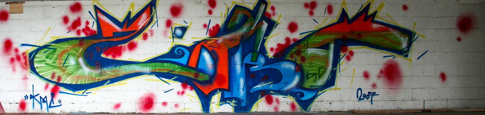 Graffiti Wall - Photo by HansFirlefanz - zitro, zitrone, rwrz