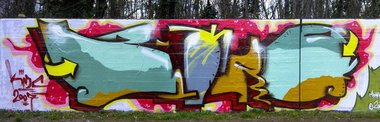Graffiti Wall - Photo by HansFirlefanz - zitro, zitrone, rwrz