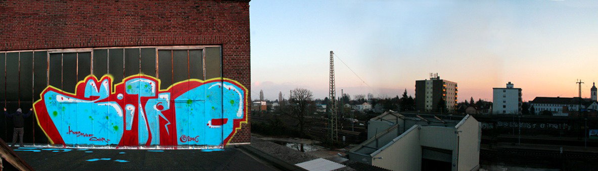 Graffiti Wall - Photo by HansFirlefanz - zitro, rooftop, zitrone