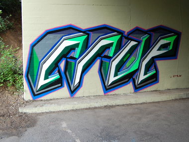 Graffiti Wall - Photo by HansFirlefanz - cru, crue, crew