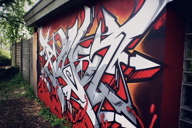 Graffiti Bombing - Photo by HansMeiser