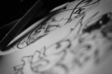 Graffiti Sketch - Photo by HansMeiser