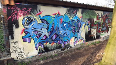 Graffiti Wall - Photo by Hansa82 - nsa, wircrew, sweet (2014)