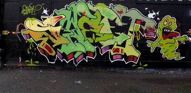 Graffiti Wall - Photo by Hansa82 - SWEET, SWT, NSAcrew (2012)