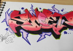 Graffiti Sketch - Photo by Hansa82 - SweetsweetSWEET