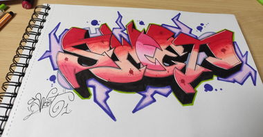 Graffiti Sketch - Photo by Hansa82 - SweetsweetSWEET