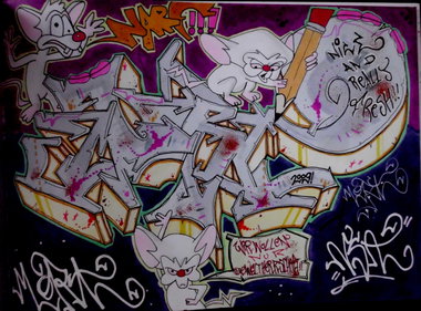 Graffiti Sketch - Photo by Hansa82 - NSAMortSketch (2009)