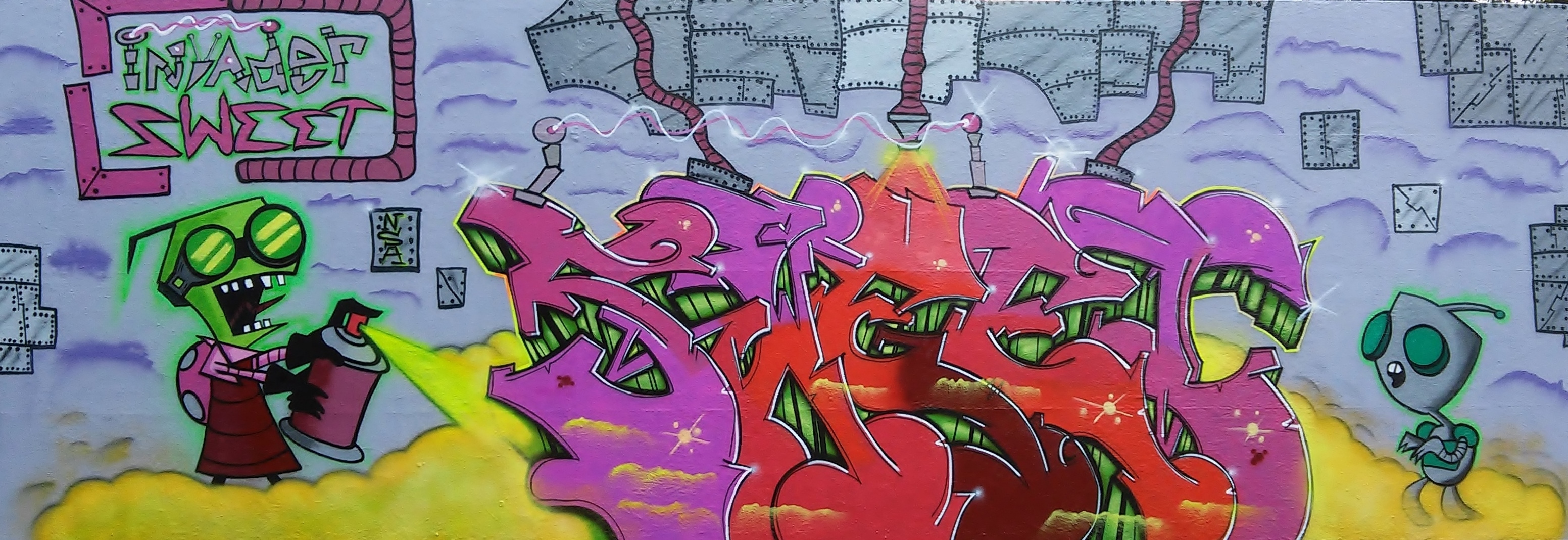 Graffiti Wall - Photo by Hansa82