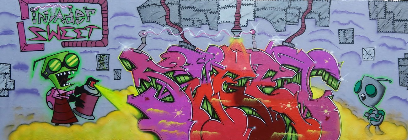 Graffiti Wall - Photo by Hansa82