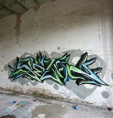 Graffiti Wall in Красноярск - Photo by Haols (2019)