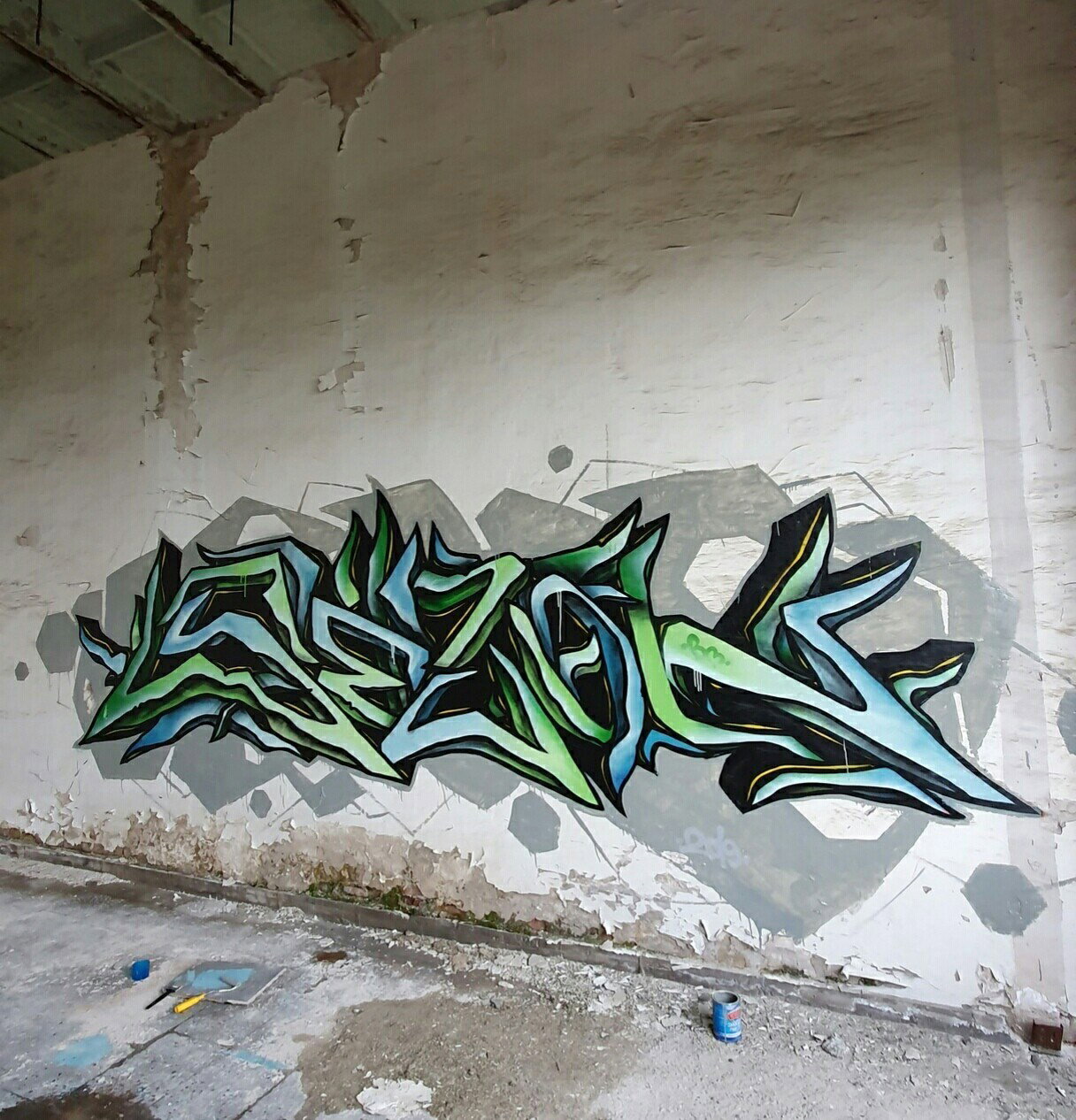 Graffiti Wall in Красноярск - Photo by Haols (2019)