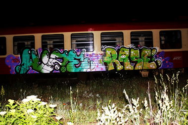Graffiti Train - Photo by Haos1 (2015)