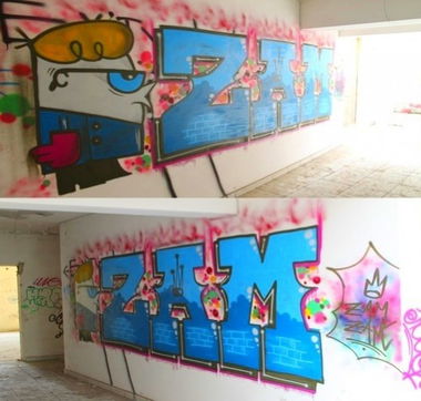 Graffiti Wall in Timisoara - Photo by Haos1