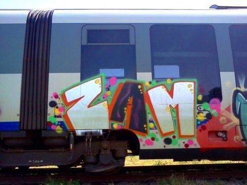 Graffiti Train in Romania - Photo by Haos1 - haos