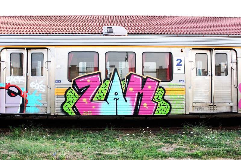 Graffiti Train - Photo by Haos1 - ZAM, HAOS (2013)