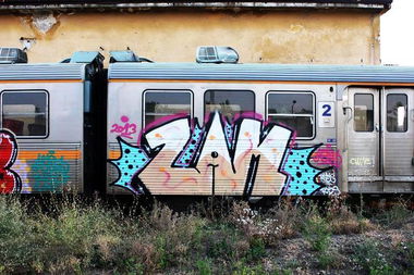 Graffiti Train - Photo by Haos1 - ZAM, HAOS (2013)