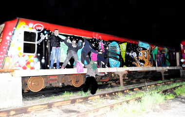 Graffiti Artwork - Photo by Haos1 - HAOS, YCRE, RASE (2013)