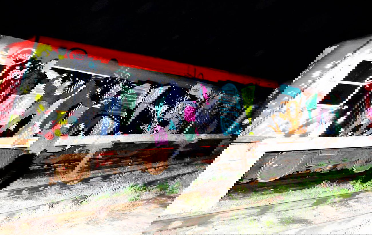 Graffiti Artwork - Photo by Haos1 - HAOS, YCRE, RASE (2013)