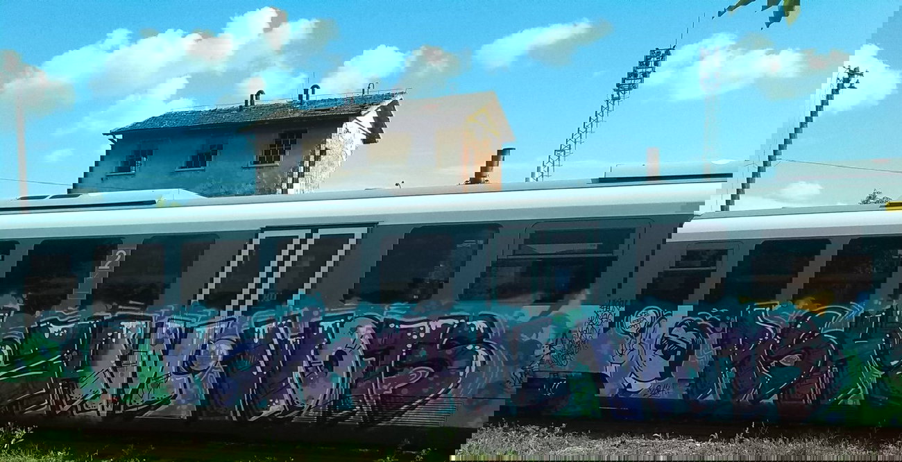 Graffiti Train - Photo by Haos1 - RSH*ZAM*WOTS (2014)