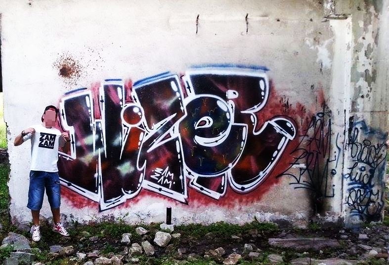 Graffiti Wall in Timi?oara - Photo by Haos1 - HAOS, ZAM, ZAM (2014)