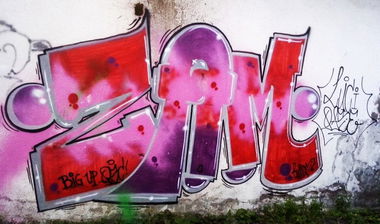 Graffiti Wall in Hunedoara - Photo by Haos1 - ZAM, ZAM, Big (2014)