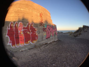 Graffiti Wall - Photo by Haos1 - on, the, beach (2016)