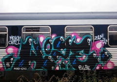Graffiti Train in Denmark - Photo by Haos1 (2016)