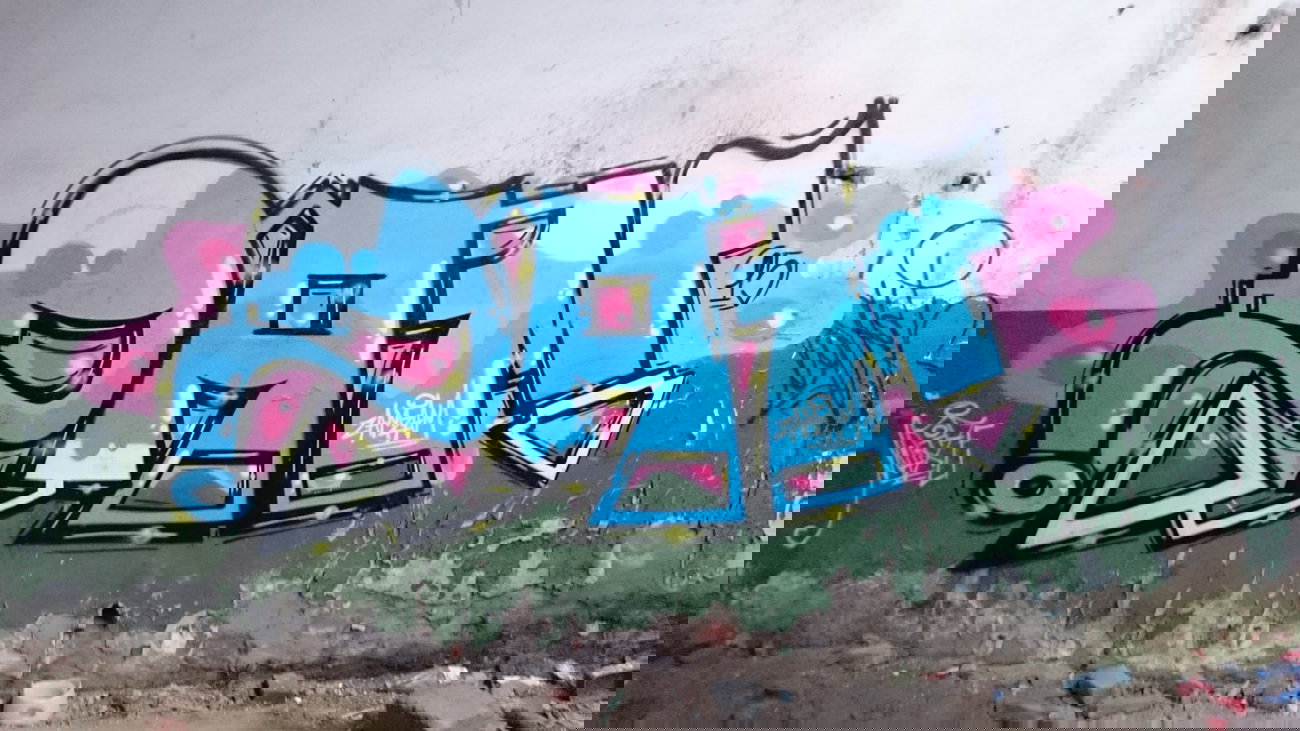 Graffiti Wall in Timi?oara - Photo by Haos1 - ZAM, ZAM, WIZER (2015)