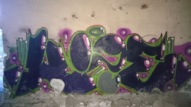 Graffiti Wall in Timisoara - Photo by Haos1 - wize (2015)