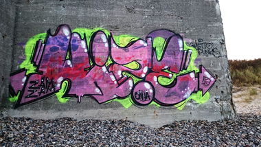 Graffiti Wall - Photo by Haos1 - wize, vizor, zamzam (2015)