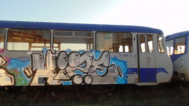 Graffiti Train - Photo by Haos1 - wize, rase (2015)