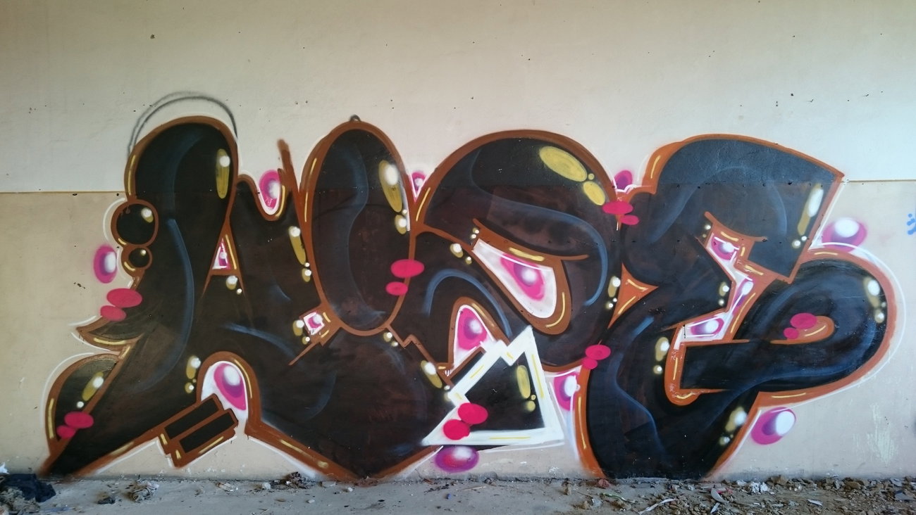 Graffiti Wall in Timisoara - Photo by Haos1 - wize (2015)