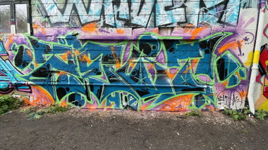 Graffiti Wall - Photo by HarryKnidder (2025)