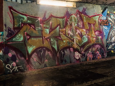 Graffiti Wall in Sønderborg municipality - Photo by HarryKnidder (2024)