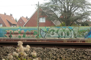 Graffiti Wall - Photo by HarrySpotter - Münster