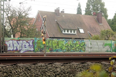 Graffiti Wall - Photo by HarrySpotter - Münster