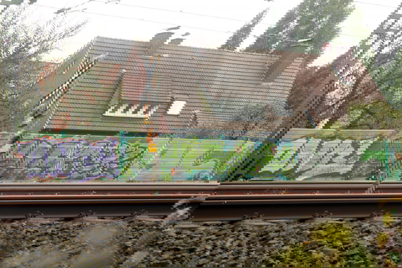 Graffiti Wall - Photo by HarrySpotter - Münster