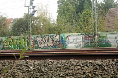 Graffiti Bombing - Photo by HarrySpotter - Münster