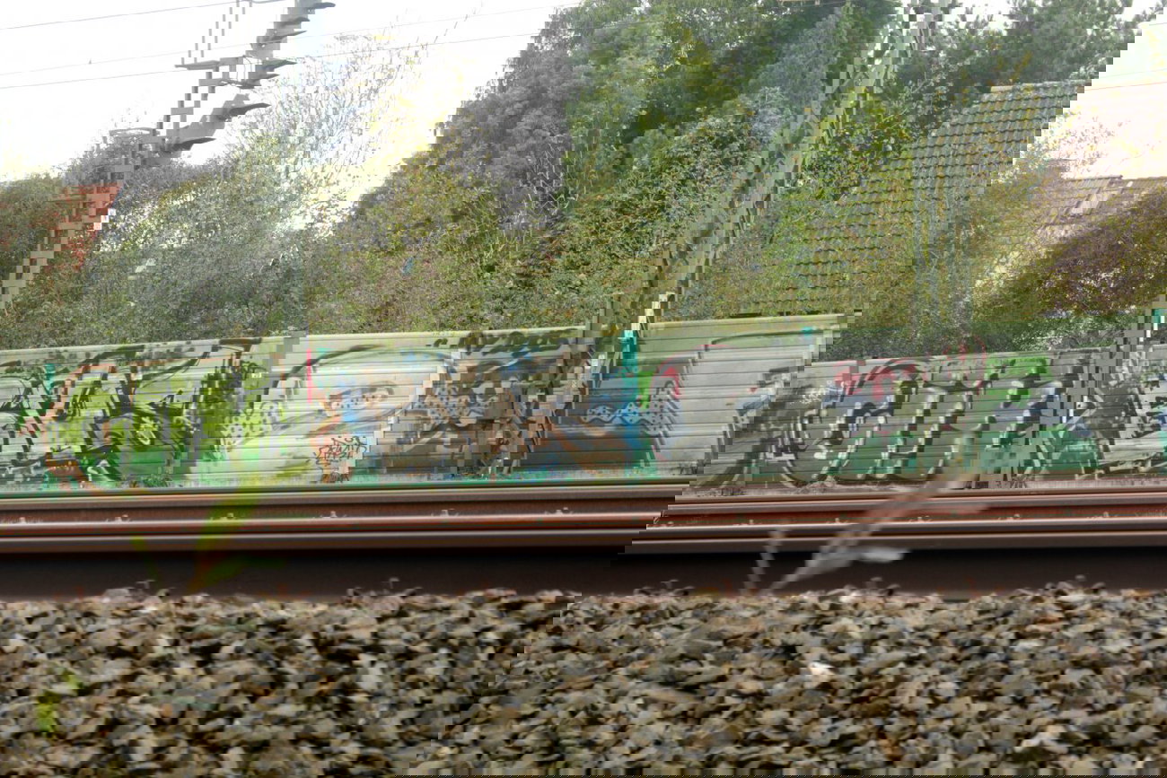 Graffiti Bombing - Photo by HarrySpotter - Münster