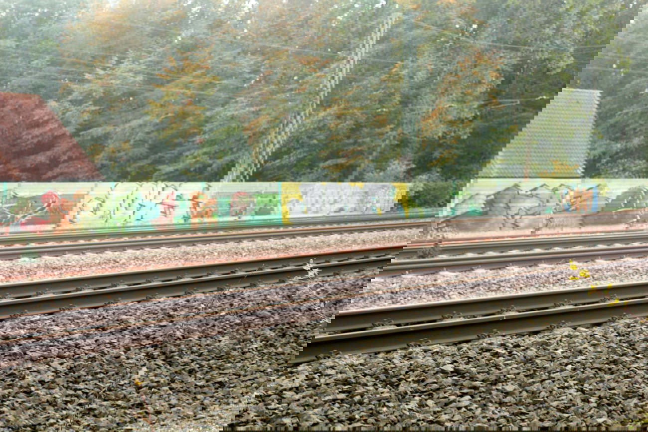 Graffiti Bombing - Photo by HarrySpotter - Münster, joys