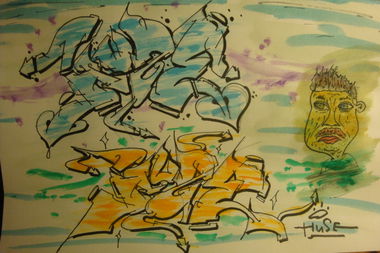 Graffiti Sketch - Photo by HarzPiraten - Huse